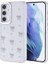 Samsung Galaxy A55 Kılıf Mini Figürlü ve Seyrek Simli Şeffaf Arelle Premium Sert Tpu Silikon Kapak 1