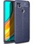 Redmi 9c Kılıf Deri Görünümlü Deriko Premium Silikon Kapak 1