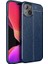 iPhone 14 Kılıf Deri Görünümlü Deriko Premium Silikon Kapak 1
