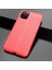 iPhone 11 Pro Max Kılıf Deri Görünümlü Deriko Premium Silikon Kapak 1