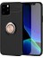 iPhone 12 Pro Kılıf Metal Stant Olabilen Yüzüklü Flexring Premium Silikon Kılıf 1