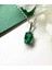 925 Ayar Gümüş Gerçek Pırlantalı Oval Zümrüt Kolye, Kadınlar Için Doğum Günü Veya Özel Gün Hediyesi 8