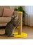 Sunny – Doğal Ahşap 50 cm Renkli Kapaklı Jüt Kedi Tırmalama Direği 5