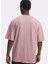 6005668-673-UA Hwt Woven Label Ss Pembe Bisiklet Yaka Normal Baskılı Erkek T-Shirt 2