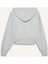 Coool Cropped Fit Kapüşonlu Baskılı Fermuarlı Sweatshirt 3