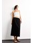 Relax Fit Beli Lastikli Dokuma Midi Etek G0437AX25SM 3