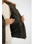 Regular Fit Kapüşonlu Fermuarlı Cepli Kürklü Mont Parka D1275AX24WN 7