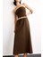 Relax Fit Beli Lastikli Dokuma Midi Etek G0437AX25SM 3