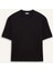 Loose Fit Rahat Kesim Bisiklet Yaka Ağır Kumaş Basic Düz Kısa Kollu Tişört B4844AX25AU 7
