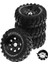 1/10 Rc Paletli Araba Için, Üçgen Delik 12MM Adaptör, Siyah (Yurt Dışından) 5