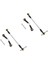 Rc Araba Için 2 Set Direksiyon Bağlantı Servo Bağlantı Çubuğu Direksiyon Bağlantısı (Yurt Dışından) 2