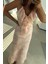 Soft Pink Desenli Elbise 5