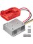 Milwaukee M18 Pil Adaptörü Dc 12V 20A 240W Adım Aşağı Dönüştürücü Voltaj Regülatörü Için 18V'TAN 12V'A Adım Aşağı Dönüştürücü (Yurt Dışından) 1