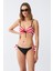 Kadın Yandan Bağlamalı Yarım Destekli Fiyonklu Alt Üst Bikini Takım Kırmızı 35014 1