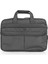 71242 Gri Kumaş Laptop Bölmeli Evrak Çantası 2