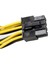8pin - Çift 8pin(6+2) Güç Kablosu Gpu Güç Kablosu Tesla K80 M40 M60 P40 P100 (Yurt Dışından) 4