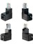 RJ45 Erkekten Dişi Ethernet Adaptörü Ağ Genişletici CAT5E Cat6 Cat8 Ethernet Kablo Konnektörü Için 90 Derece Aşağı Bükülme (Yurt Dışından) 2