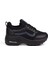 Kız Çocuk Siyah Fileli Rahat Günlük Sneaker Nefes Alan Spor Ayakkabı 4