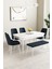 Clara Beyaz Mermer 80X132 Açılabilir Mdf Masa Yemek Odası Takımı,mutfak Takımı 4 Sandalye 1 Bench 1