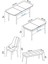 Clara Beyaz Mermer 80X132 Açılabilir Mdf Masa Yemek Odası Takımı,mutfak Takımı 4 Sandalye 1 Bench 5