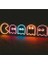Bireysel Güvenlik-Pacmen 20CMX70CM Neon LED Dekoratif Duvar Yazısı Tabelası Aydınlatması Gece Lambası 1