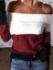 Omuzlardan Açık Çizgili Triko Bluz 3