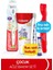 Kids 3-5 Yaş Florürsüz Diş Macunu 60ML+ Bpa Içermeyen Çocuk Diş Fırçası+Fırça Kabı&kum Saati Hediye 1