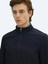 Lacivert Regular Fit Gizli Kapüşon Casual Dokuma Çift Taraflı Mont 4
