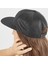 Trucker Flat Cap Unisex Siyah Şapka 2