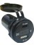 Usb+ Type C + Voltmetre Göstergesi 12-24V 1