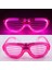 Pembe LED Işıklı Parti Gözlüğü - Neon 3 Modlu 4