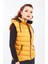 Kadın Hardal Kapüşonlu Şişme Yelek Kapüşon Içi Polar 5000 7