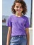 Eflatun Çocuk T-Shirt Kız Erkek Unisex | %100 Pamuk | 3