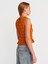 50845 Kolsuz Crop Bluz-Oranj 2