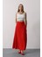 Kırmızı Keten Etek - Şıklığıyla Büyüleyen Parça 4