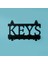 Deco Keys Anahtarlık - Siyah - 22X10 cm 1