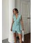 Mint Keten Şort Yelek Takımı 3