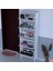 VARBİ UMAY' 2 Li Kapı Önü 72x205x26 cm’ lik 5 Düşer Kapak 10 Göz Bölme Raf Ayakkabılık 1