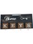 Concept Home Keys El Yapımı Ahşap Anahtar Askısı, Pano Anahtarlık Naturel Renk 1
