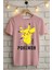 Pokemon Baskılı Unisex Oversize Tişört Battal Boy 1