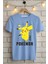 Pokemon Baskılı Unisex Oversize Tişört Battal Boy 1