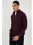 Pamuklu Regular Fit Yarım Fermuarlı Dik Yaka Sweat Erkek Sweat 5905716 5