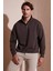Pamuklu Regular Fit Yarım Fermuarlı Dik Yaka Sweat Erkek Sweat 59052592 1