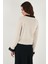 Premium Dantelli Bağlamalı Yaka Regular Fit Düğmeli Triko Hırka Bayan Hırka 680HI00251 7
