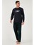 Ekoseli Pamuklu Regular Fit Yükske Bel Bisiklet Yaka Pijama Takımı Erkek Pijama Takımı 6574000 4