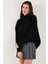 Premium Oversize Fit Balıkçı Yaka Yumuşak Dokulu Triko Kazak Bayan Kazak 680KZ00469 6
