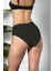 - 3'lü Paket Dikişsiz, Iz Yapmaz, Lazer Kesim, Yüksek Bel Slip Külot Siyah (MGP21263) 4