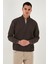 Pamuklu Regular Fit Yarım Fermuarlı Dik Yaka Sweat Erkek Sweat 5905716 3