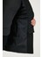 Yırtmaçlı Slim Fit Mono Yaka Kaşe Kaban Erkek Kaban 58400589 6