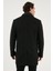 Yırtmaçlı Slim Fit Mono Yaka Kaşe Kaban Erkek Kaban 58400589 7